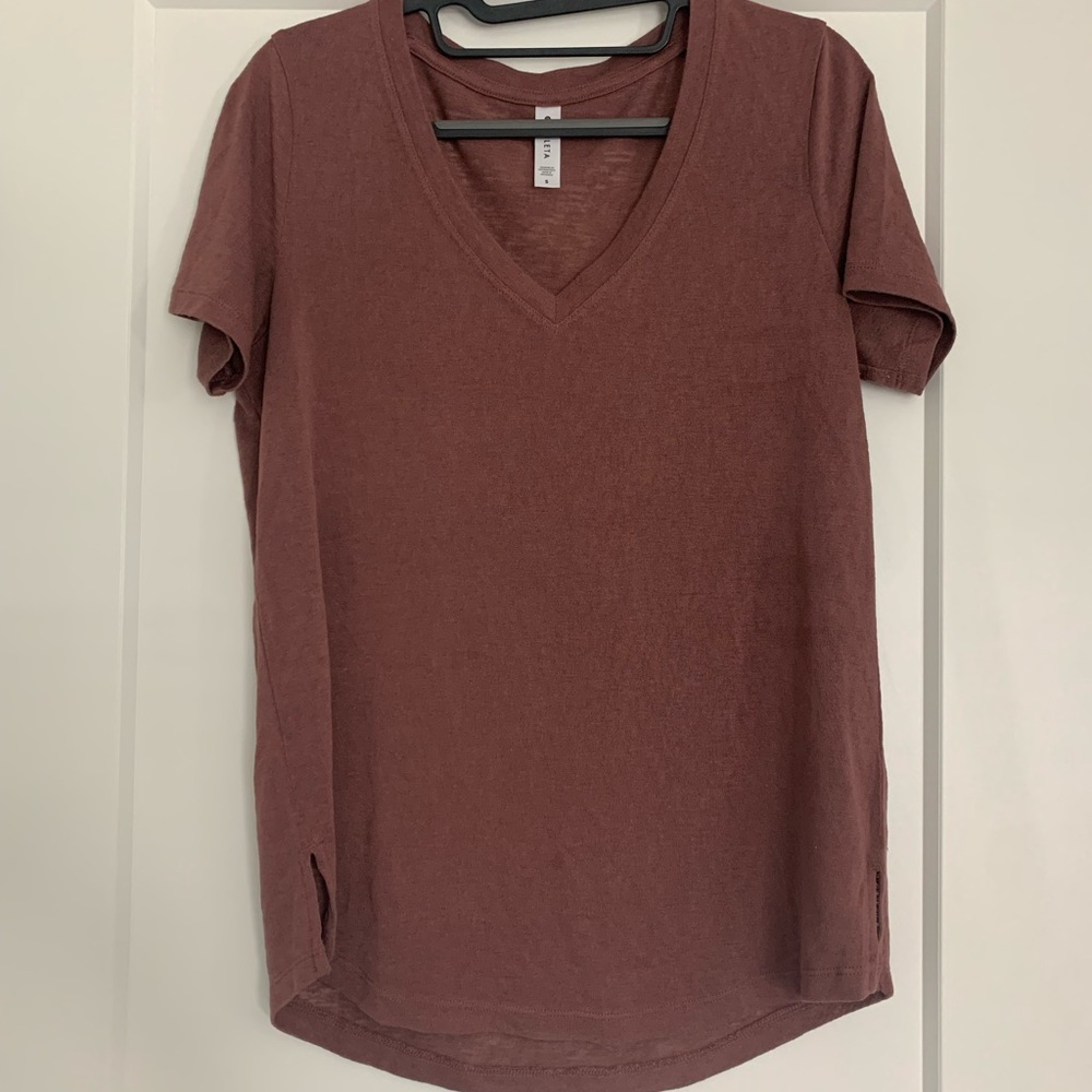 Athleta V-neck cotton T-shirt